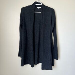 Vince Women’s Dark Gray 100% Cashmere Open Front Cardigan Size Small
